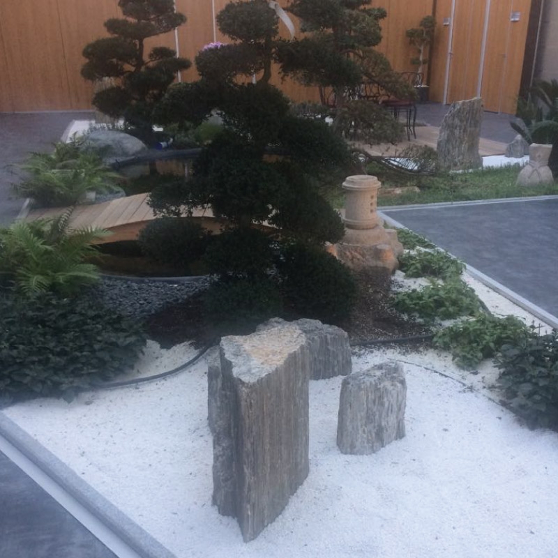 Zen Bahçesi Uygulaması Peyzaj Proje Tasarım